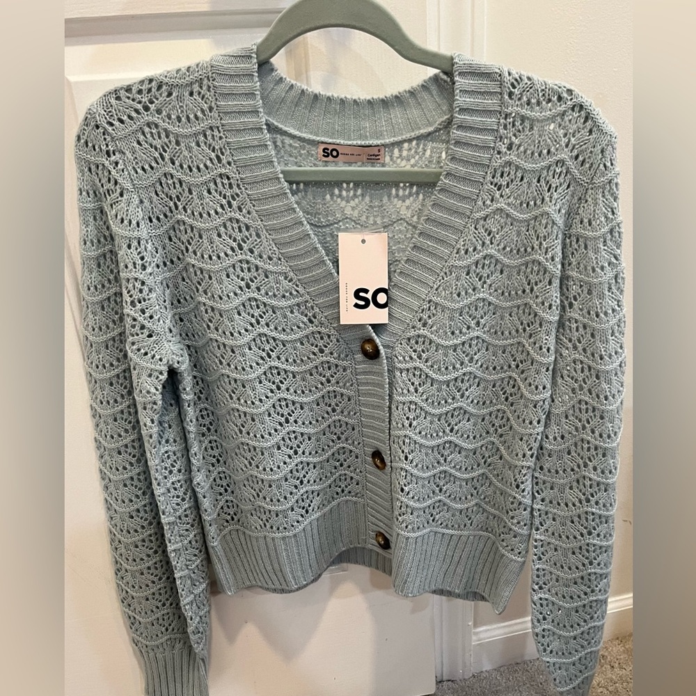 Mint Green Cardigan